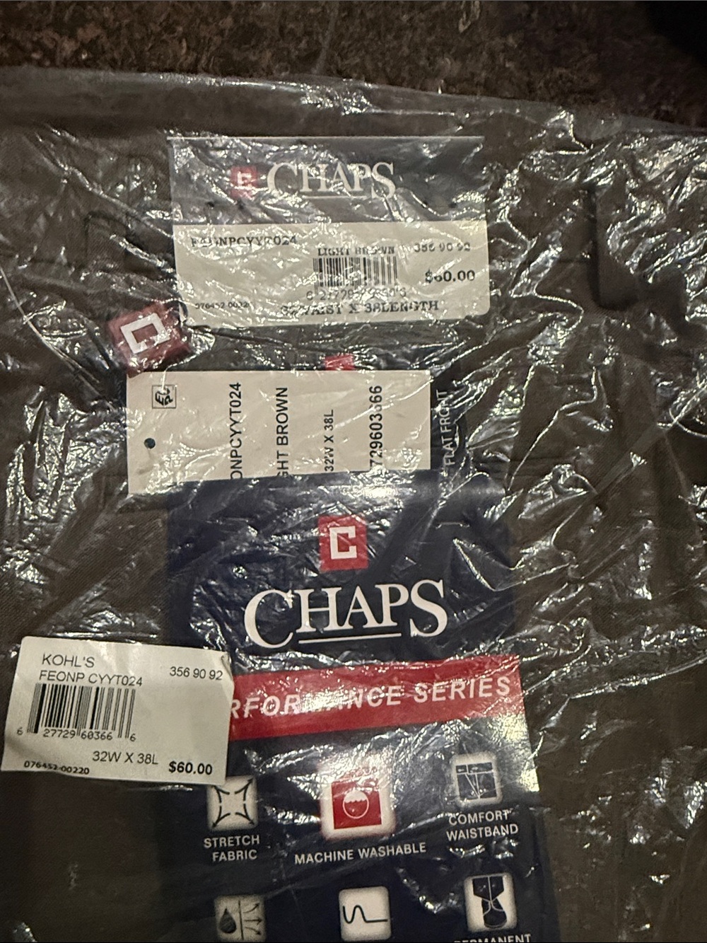 Chaps Light Brown Performance Jacket